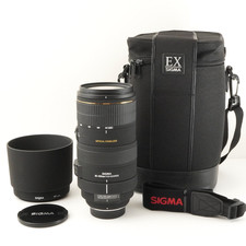 SIGMA APO 80-400mm F4.5-5.6 EX DG OS For Nikon Case AF Lens from Japan 7188