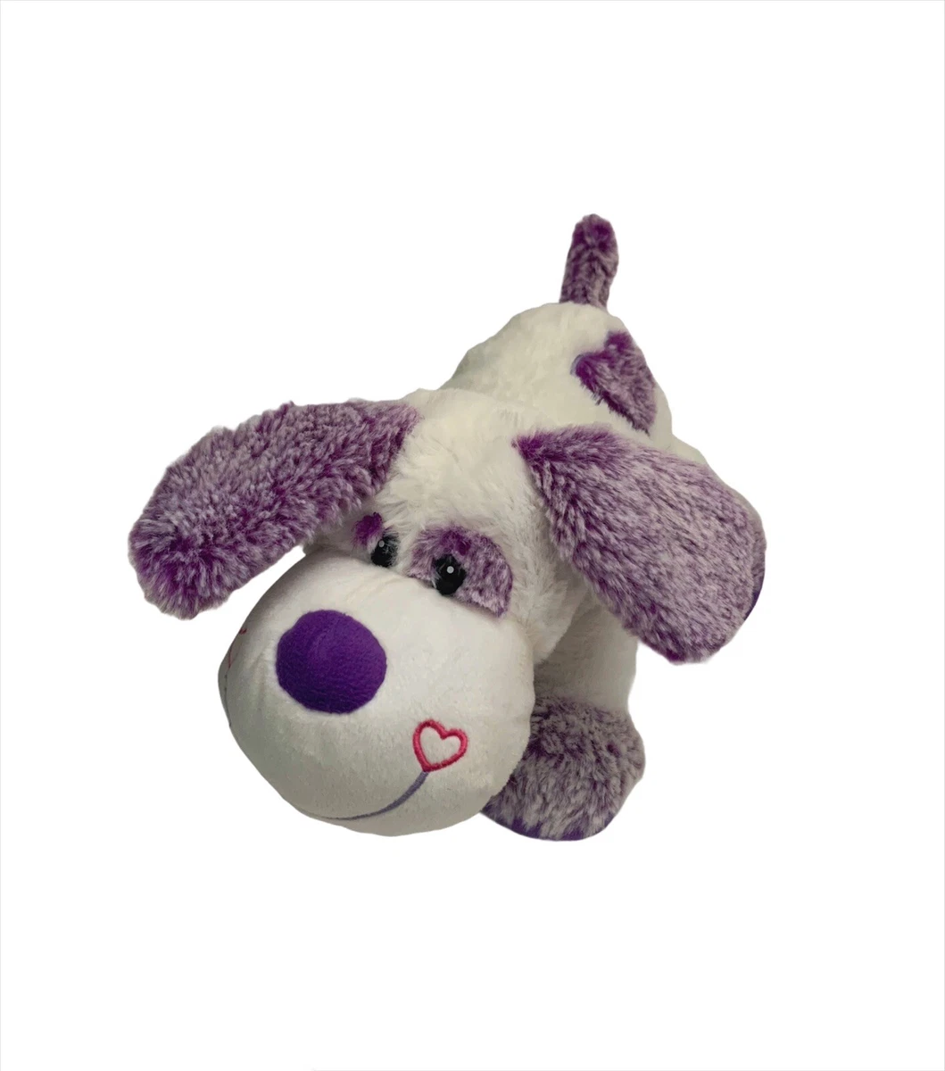 Purple puppy stuffed animal deals