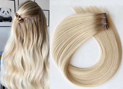 18 , 22  Genius Wefts, 50g,100% Human Remy Ombre Hair Extensions #T9/60