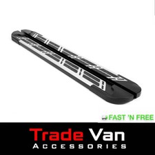 FITS TOYOTA RAV4 NITRO-PRO SILVER SIDE STEPS SIDE BARS RUNNING BOARDS 2013-19