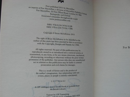 Brian McGilloway - Little Girl Lost Double Signed Numbered & Lined 1st thriller - Foto 4 di 6