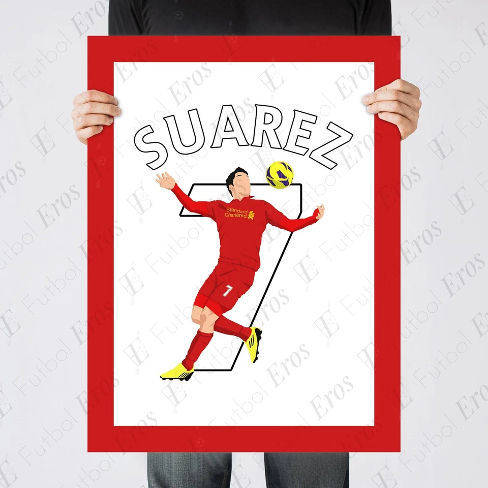 Luis Suarez Control&Goal Series, 2012 Liverpool-Newcastle Print/Poster/Wall-Art - Image 2 of 4