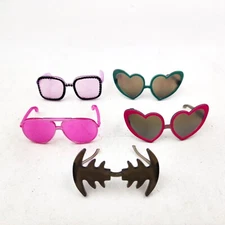 MGA LOL OMG Doll Plastic Sunglasses Glasses Lot of 5 Replacement Parts