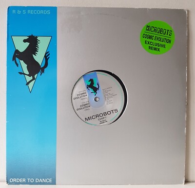 Microbots   Cosmic Evolution - 1992 - Europe 12'' Single Vinyl Record CHIP 1
