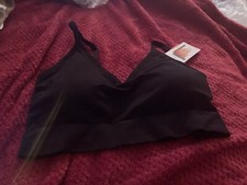 SPANX LG Everyday Shaping Bralette Black Eco care Seamless Comfort