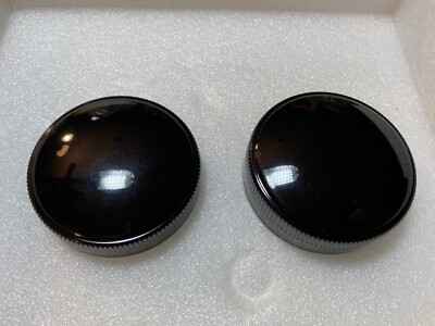Harley Eaton 45 Servicar Gas & Oil Tank Caps W WL WLD WR Black