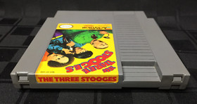 BOX & GAME The Three Stooges NES Nintendo CARTRIDGE Cart ACTIVISION - TESTED
