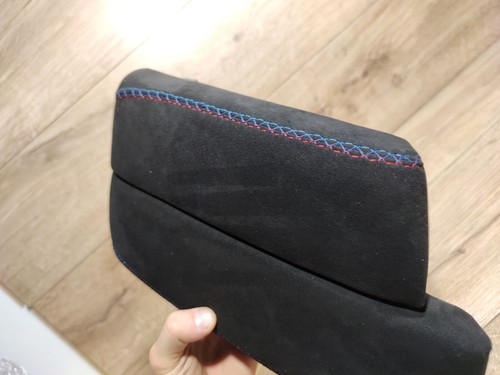 BMW E92 E90 Armrest Alcantara Suede M3 Stitching M E91 2006-2013 - Picture 9 of 11