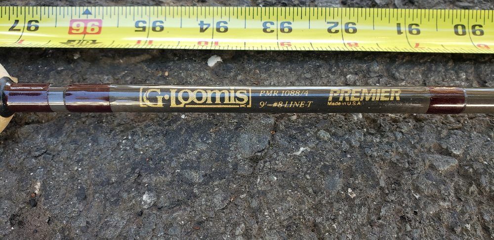 G Loomis Premier PMR 1088/4 9' - #8 Line -T Back Packing Fly Rod