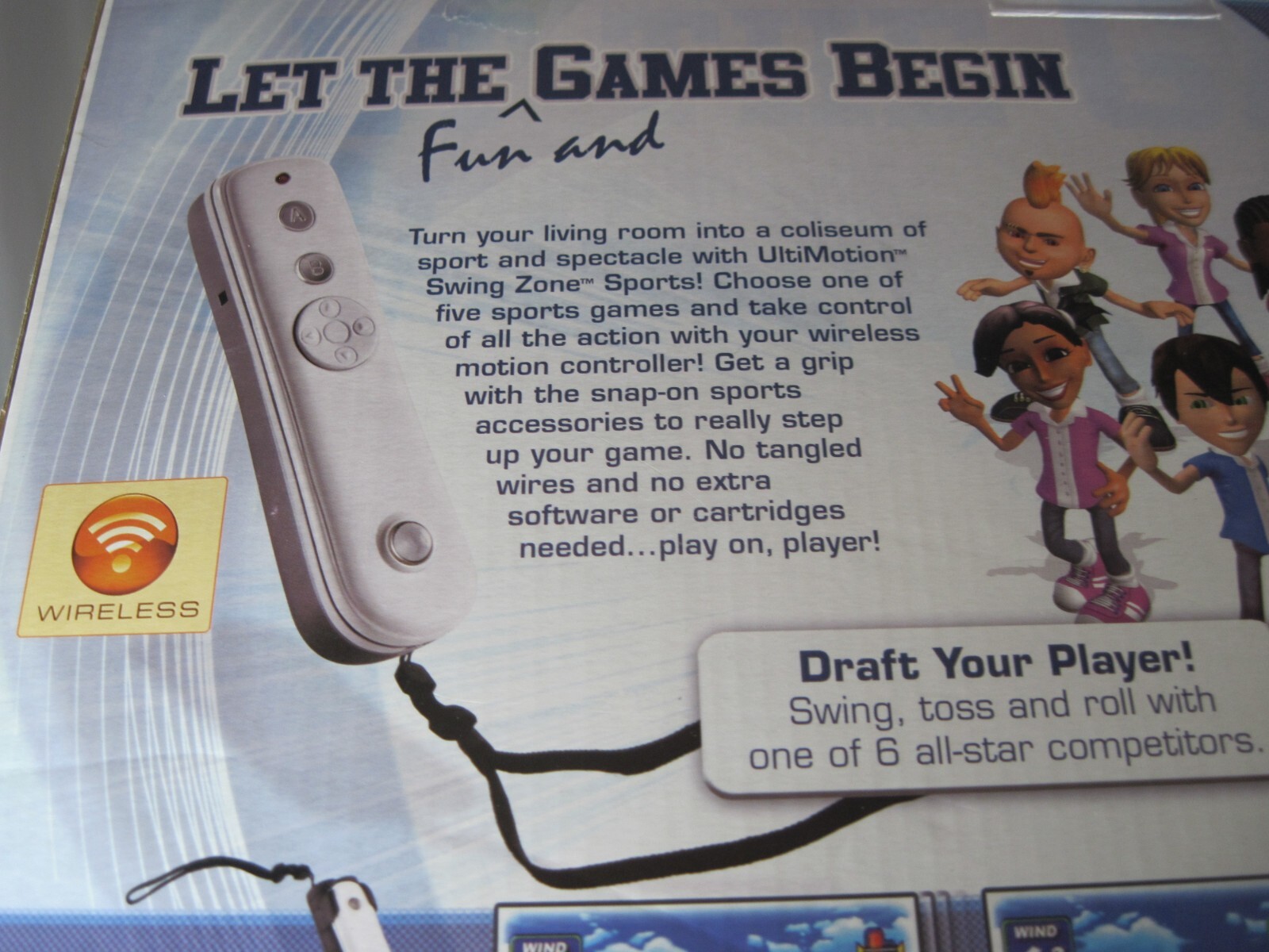 Jakks Pacific Ultimotion Swing Zone sports Motion controlled video Game