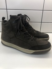 ECCO Mens Waterproof High Top Sneaker Boot 48 Brown