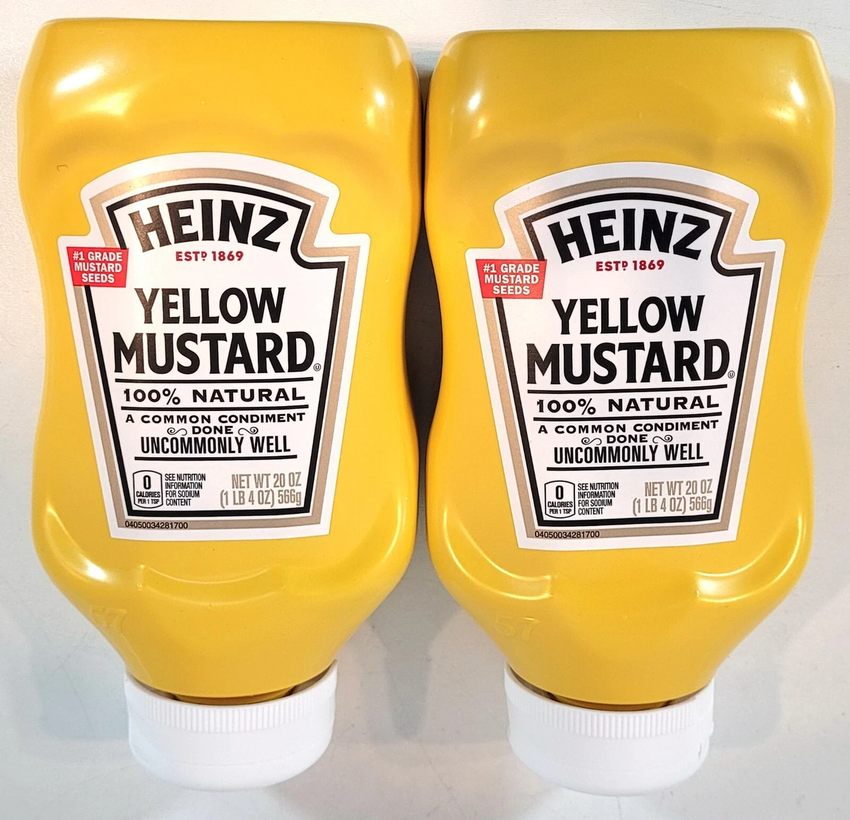 Heinz Yellow Mustard Label