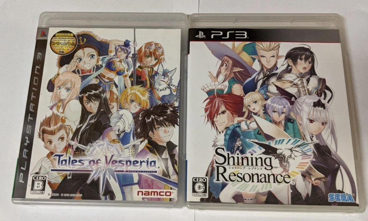 Sony PlayStation 3 Japanese Lot of 2 - Tales of Vesperia Shining