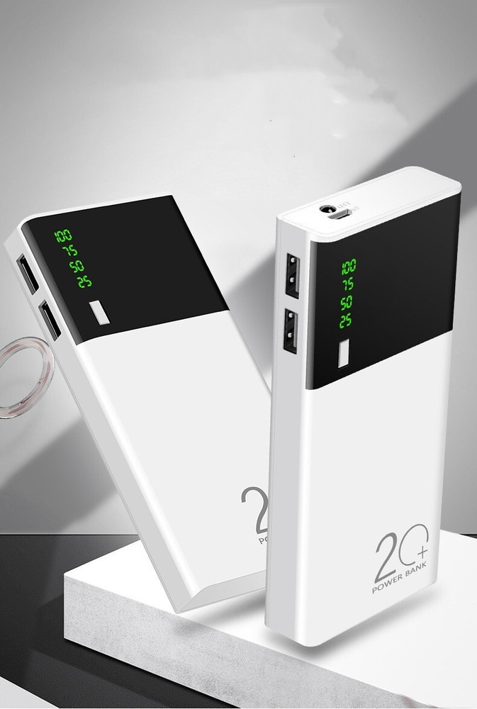 High-Capacity Fast Portable Power Bank with USB Charging & Digital Display