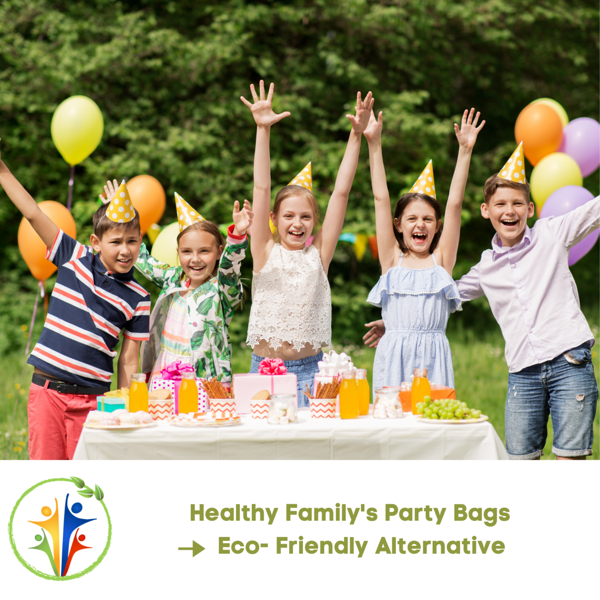 Healthy Eco-Friendly Party Bags - Pre-filled Gift Sets For Kids