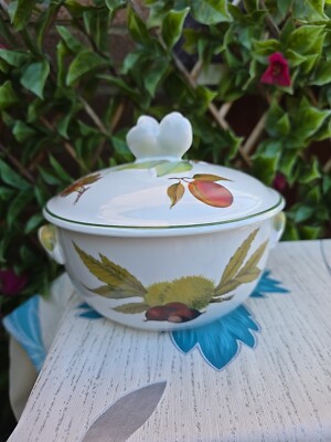 Royal Worcester Evesham Vale kleine Auflaufform Ofenschale bedeckt Gemüseschüssel 