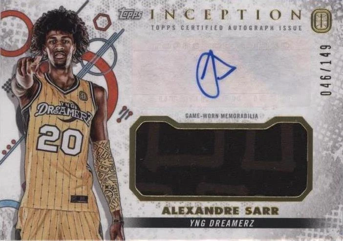 2022-23 Topps Inception OTE Overtime Elite - Alexandre Sarr #IARC-AS3