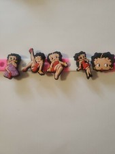 Shoe Charms Betty Boop Jibbitz Lot Of 5
