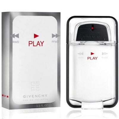 PLAY by Givenchy 3.4 oz 100 ml EDT Spray for Men NO CELLOPHANE | eBay