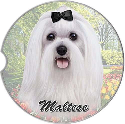 Подставка для автомобильного подстаканника из абсорбирующего керамогранита ES Pets Мальтийская 2090₽