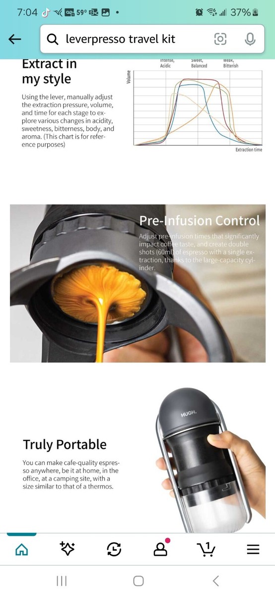 LEVERPRESSO Travel Kit, Portable Espresso Maker, Gift Set LEVERPRESSO Travel Kit, Portable Espresso Maker, Gift Set