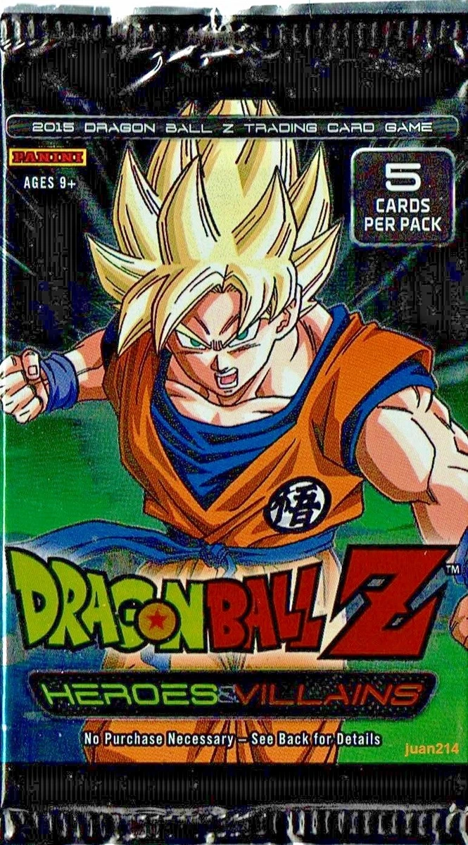 DBZ Dragon Ball Z TCG Panini Heroes & Villains U69 Goku, Thoughtful Foil