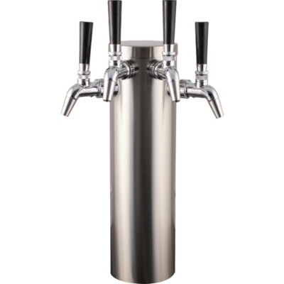 #ad 4 Tap KOMOS® Stainless Draft Tower With Intertap Faucets w Duotight Fittings $285.00