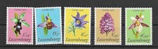 LUXEMBURG 1975 CARITAS GESCHÜTZTE PFLANZEN RAGWURZ, KUHSCHELLE, BIENEN-RAGWURZ