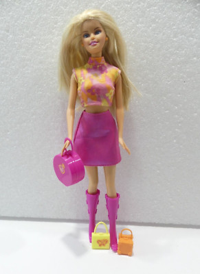 2002 Mattel Barbie Doll PURSES GALORE in Pink Walmart Special Edition #57612