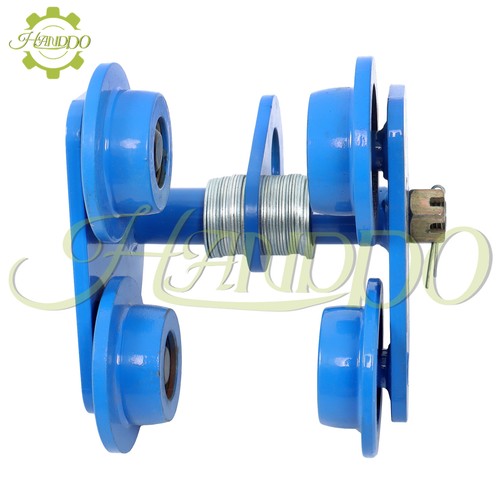 Manually Trolley 1 Ton | 2200LBS Capacity Steel Push Beam Trolley Blue - Picture 5 of 12
