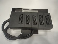 distributore spina scart 5x / 21 poli collegati 