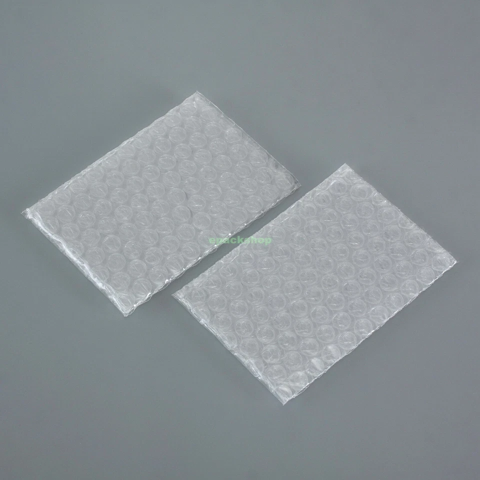 Clear Bubble Bags Multi Sizes (2.5" - 7.5") x (3" - 12") Inch Poly Packing Pouch - Image 4 of 4