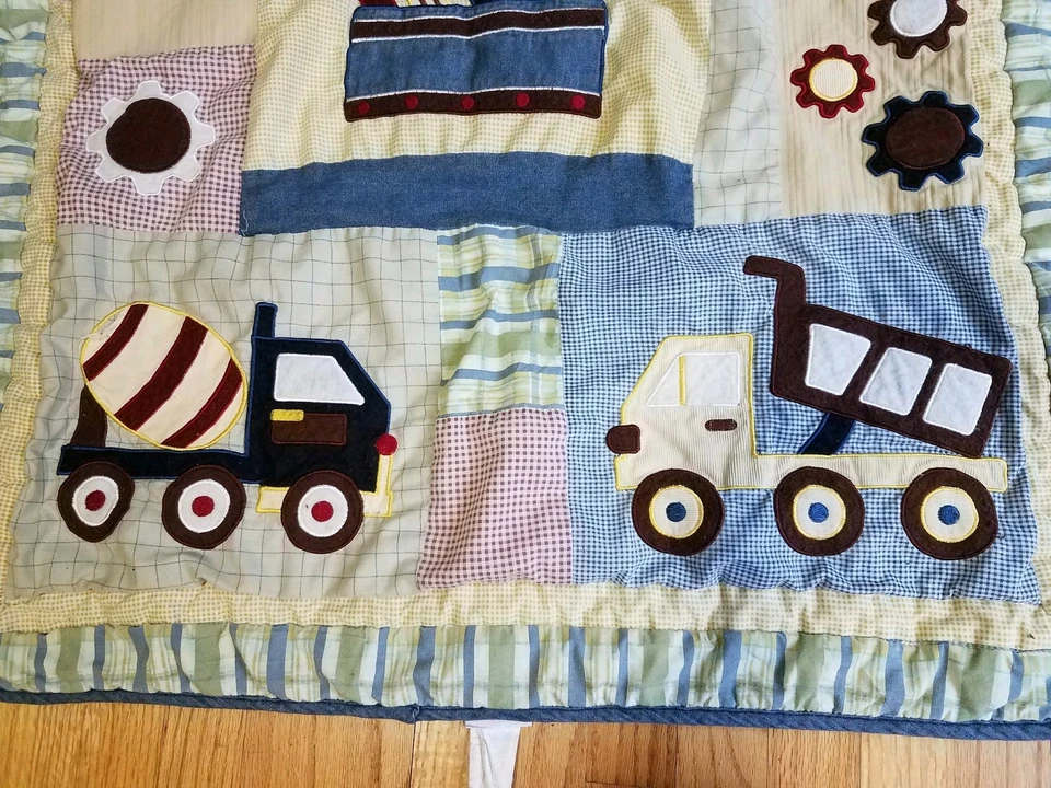 COLCHA PARA CUNA Boutique GEENNY Baby Boy Constructor Foto 4 de 4