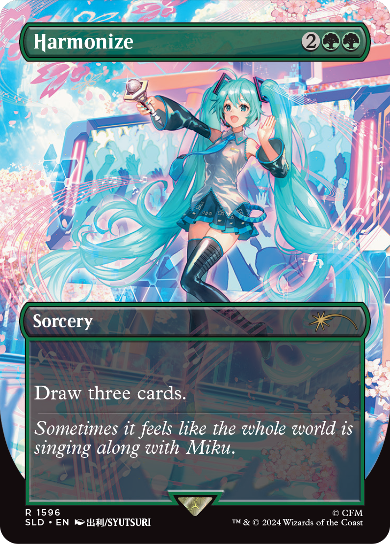 Magic the Gathering Secret Lair x Hatsune Miku: Sakura Superstar