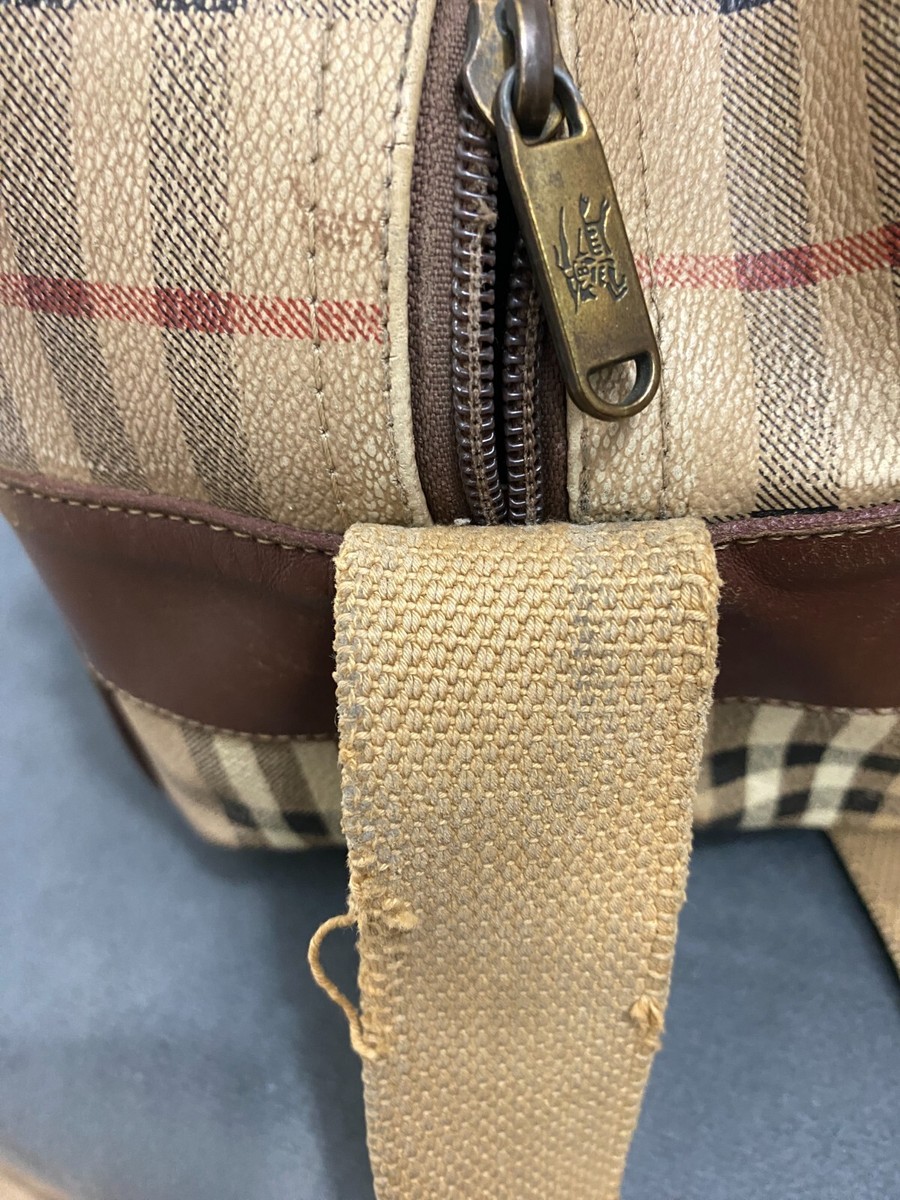 バッグ 90s vintage BURBERRY shoulder bag grunge Burberry Vintage Shoulder Bag Nova Check Beige x Dark Brown