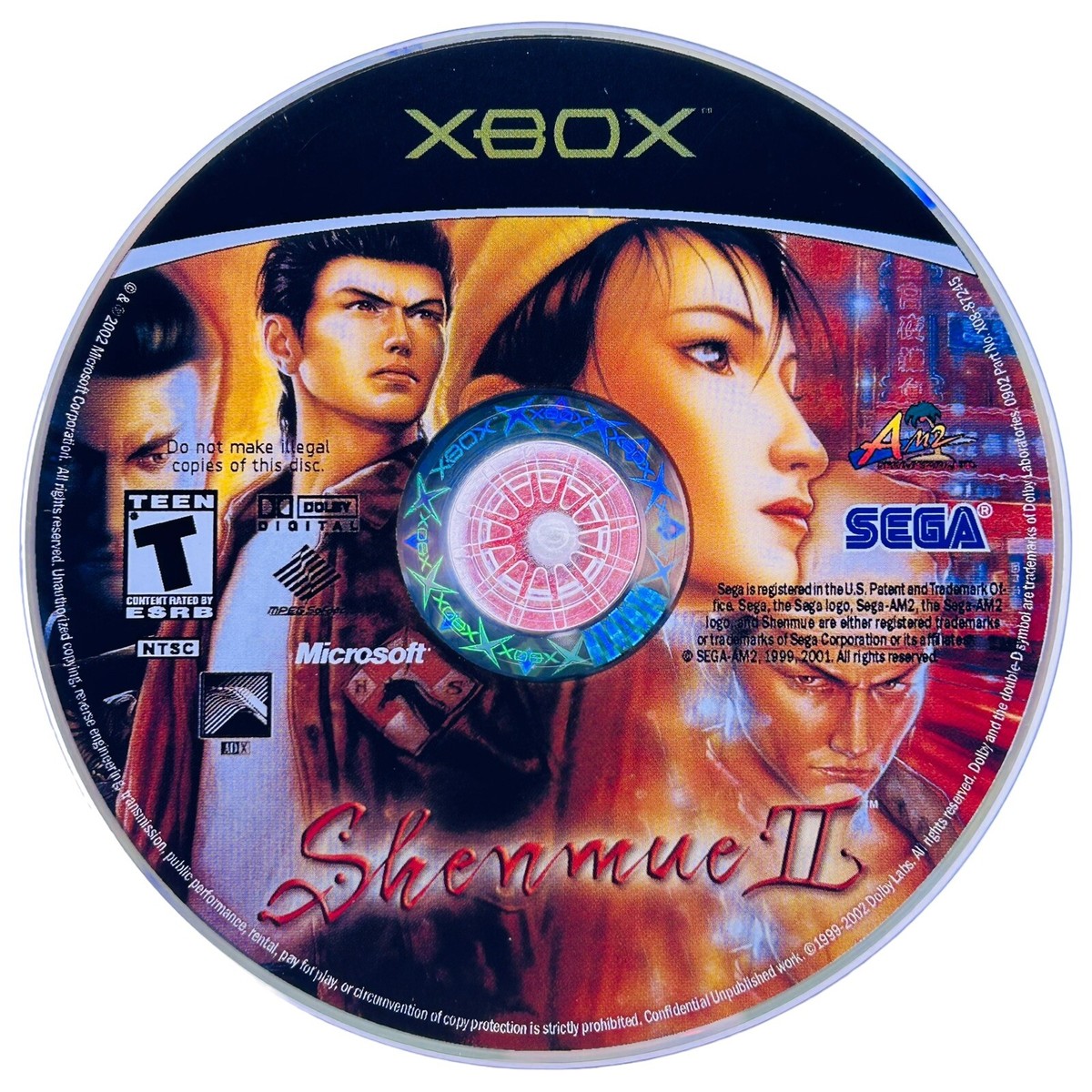Shenmue 2 II (Microsoft Xbox, 2002) Authentic Tested Game Disc | eBay