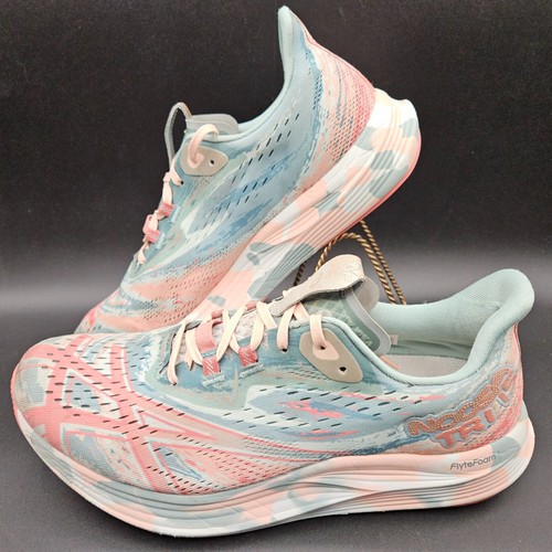 Asics Noosa Tri 15 Sneaker Womens 11 Pure Aqua Pale Apricot 1012B428 - 第 1/19 張圖片