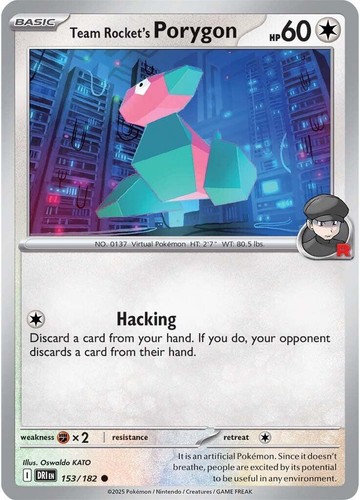 Pokemon Card Japanese Team Rocket's Porygon 081/098 sv10 C TCG | eBay