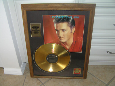Elvis Presley Special Edition 24KT Gold Plated Record Framed | eBay