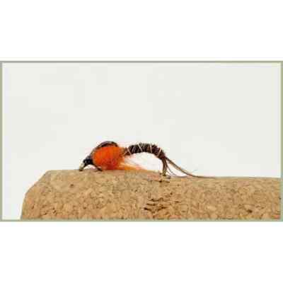 Pheasant Tail Nymphs, 3 x Coves Nymph Orange, Trout Flies, Size Choice, Fine Rib