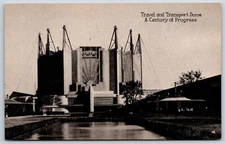 Postcard Travel And Transport Dome, A Century Of Progress, Chicago, IL Unposted