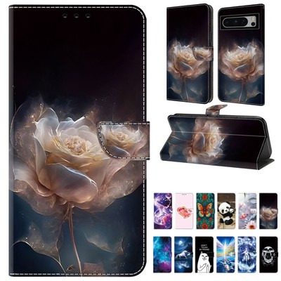 Pattern Flip Leather Wallet Case Stand Cover For Google/Nokia/Sony/Huawei/Honor