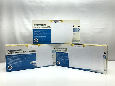 Lot of 3 Elite Image Premium Laser Toner Cartridge 75051