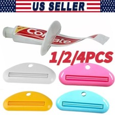 Plastic Tube Squeezer Toothpaste Dispenser Holder Rolling Bathroom Extract