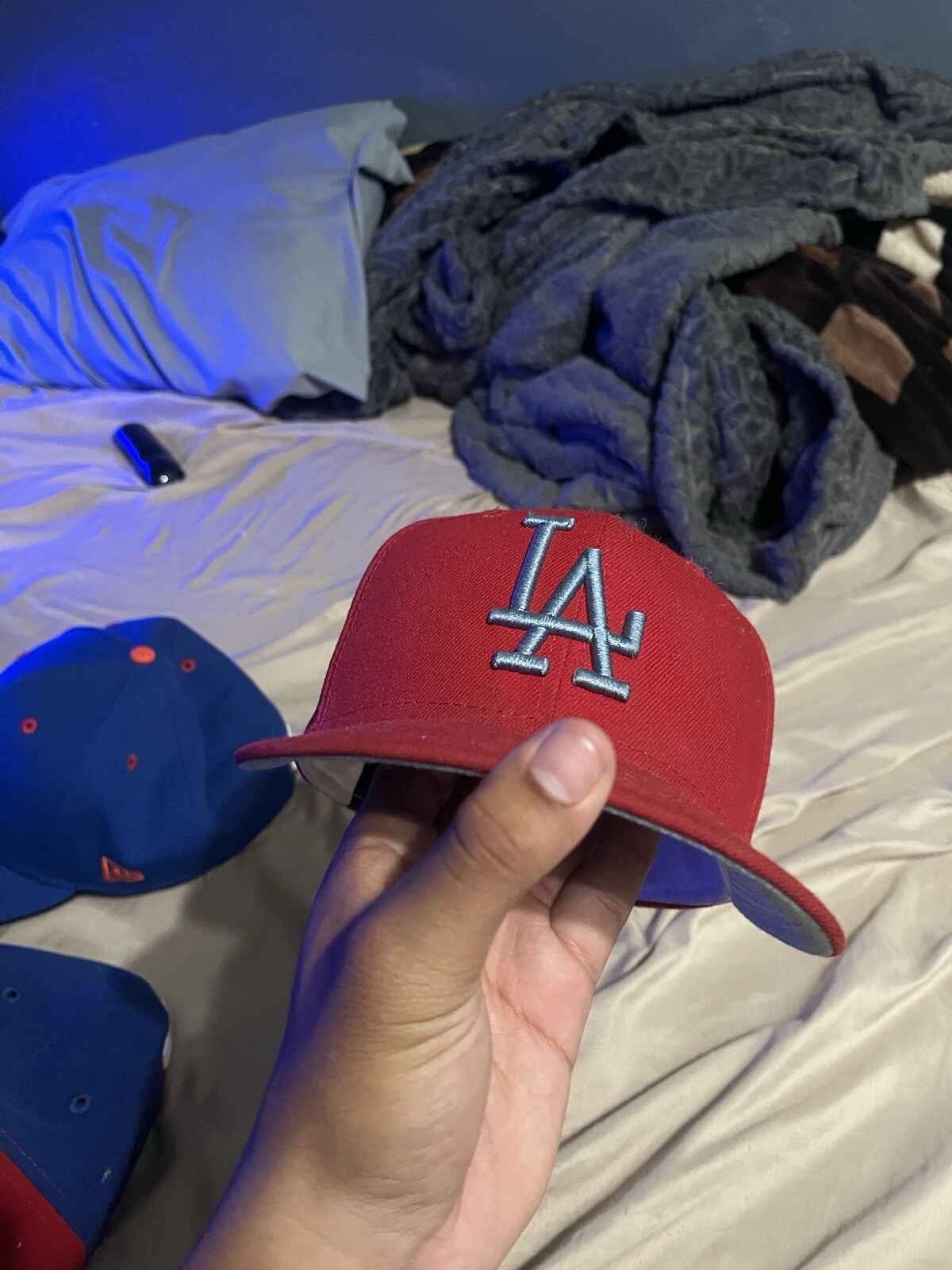Red Dodgers Fitted - image 1