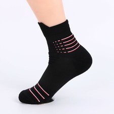 3 5 7 9 Pairs Mens Cotton Cushion Comfort Mid Cut Quarter Athletic Running Socks