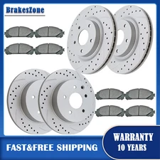 Front Rear Brake Rotors Pads Kit for Nissan Maxima 2009-2014 2016-2019 Brakes