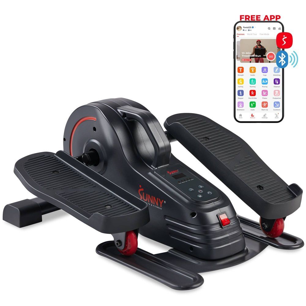 Эллиптический тренажер Sunny Health - Fitness Smart с электрическим приводом под рабочим столом -