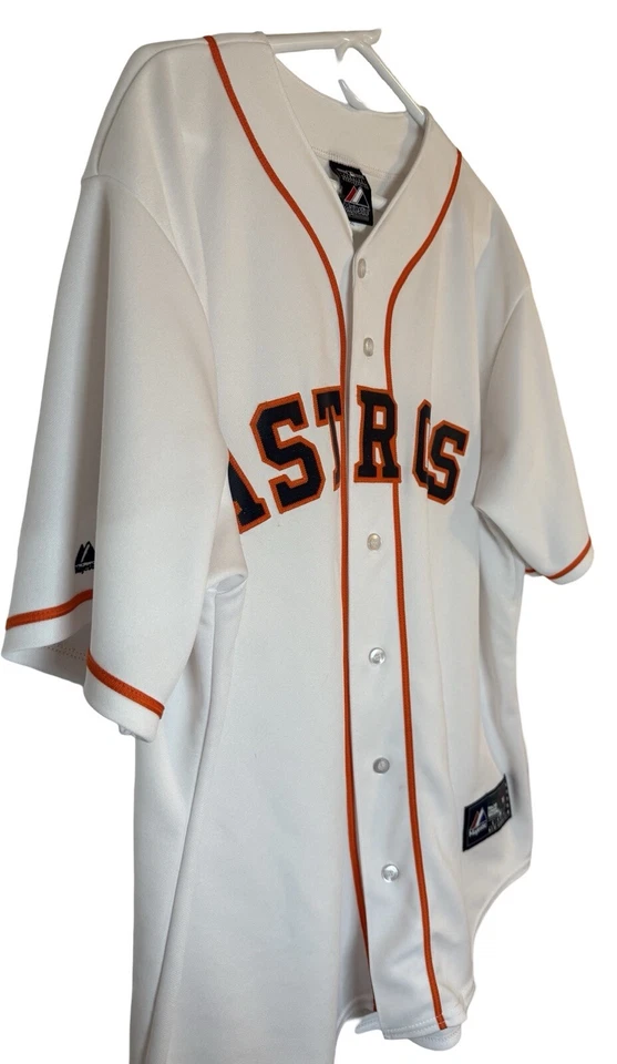 Camiseta blanca de colección majestuosa mercancía genuina MLB Houston Astros para hombre XL hecha en EE. UU. Foto 4 de 4