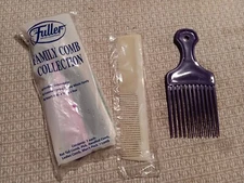 VINTAGE FULLER BRUSH CO COMBC PICK & FAMILY COMB COLLECTION NEW